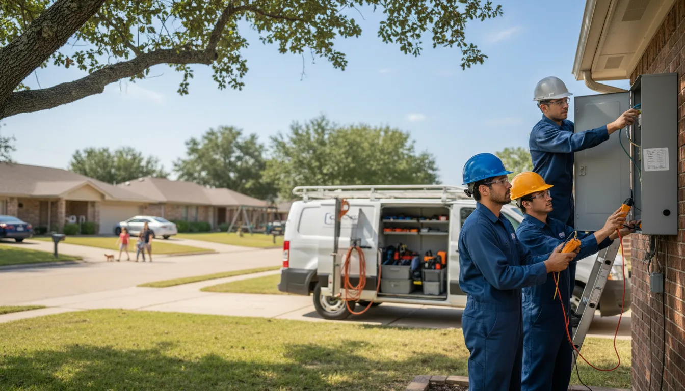 Certified electrician providing emergency electrical services in Pittsview, AL